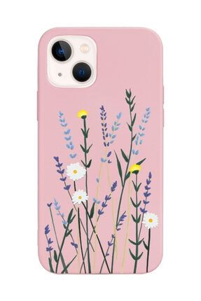 Iphone 13 Uyumlu Softy Lavenders Tasarımlı Pudra Lansman Telefon Kılıfı iPhone13amz-lns-003
