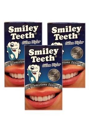 Smiley Diş Temizleme Süngeri 3 Adet TEM003-3