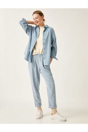 Koton Beli Lastikli Jogger Pantolon