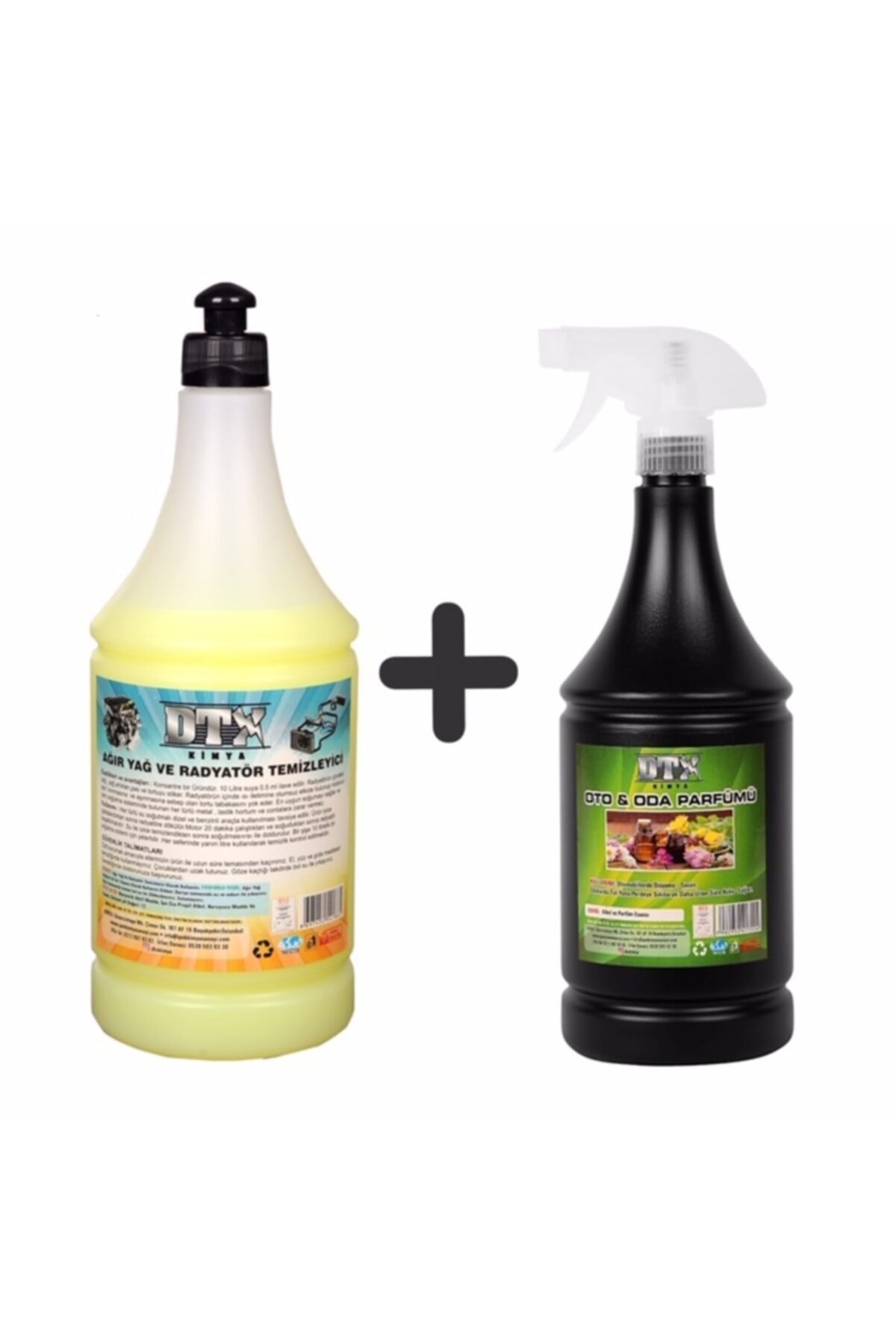 Ağır Yağ Sökücü Radyatör Temizleme İlacı 1 LT & Oto,Ev ve Ortam Kokusu 500 ml