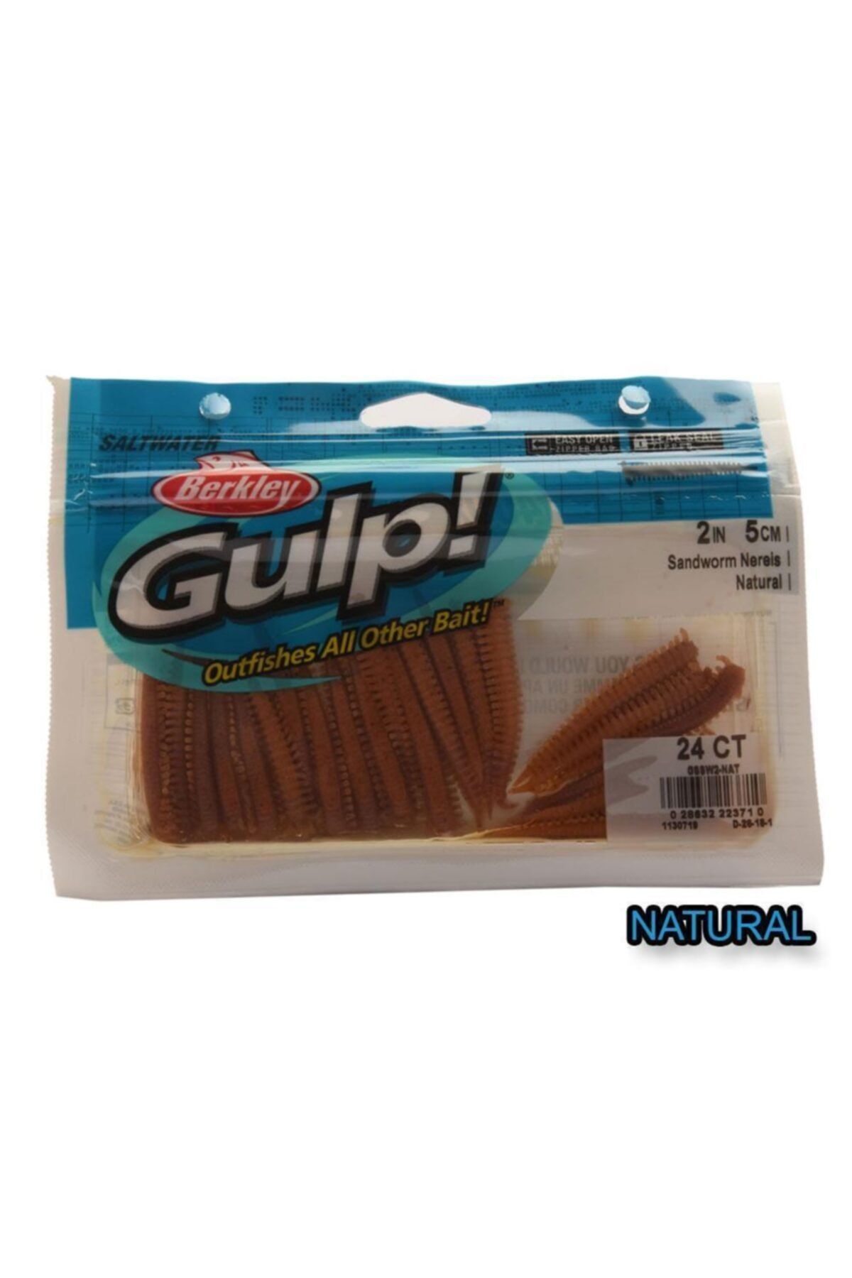 طعمه مصنوعی کرم ماسه ای زنده GULP 5CM 2IN 24CT FEED BERKLEY