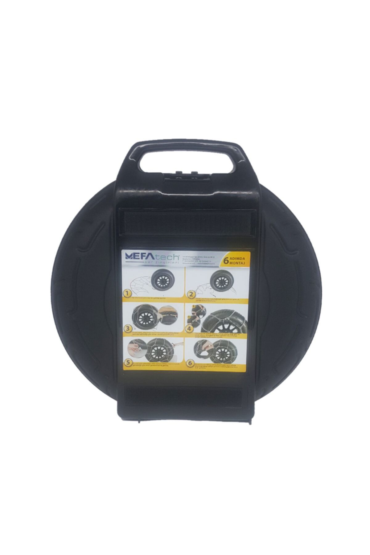 MEFATECH-195/50/14 X5 Tactical Auto Vehicle Rubber Chain 3