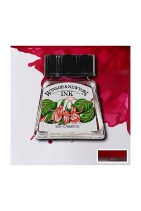 Winsor & Newton Drawing Ink Çizim Mürekkebi 203 Crimson 1005 203