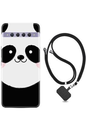 10 Plus Kılıf Silikon Ipli Boyun Askılı Desenli Sevimli Panda 1794 10plusiplixxxfozel14