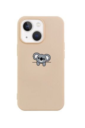 Iphone 13 Mini 13 Koala Tasarımlı Pembe Telefon Kılıfı BCIPH13MNKOALA