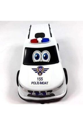 Büyük Boy Oyuncak Polis Aracı Arabası 36x13x16 Cm es-2020-07-20-17