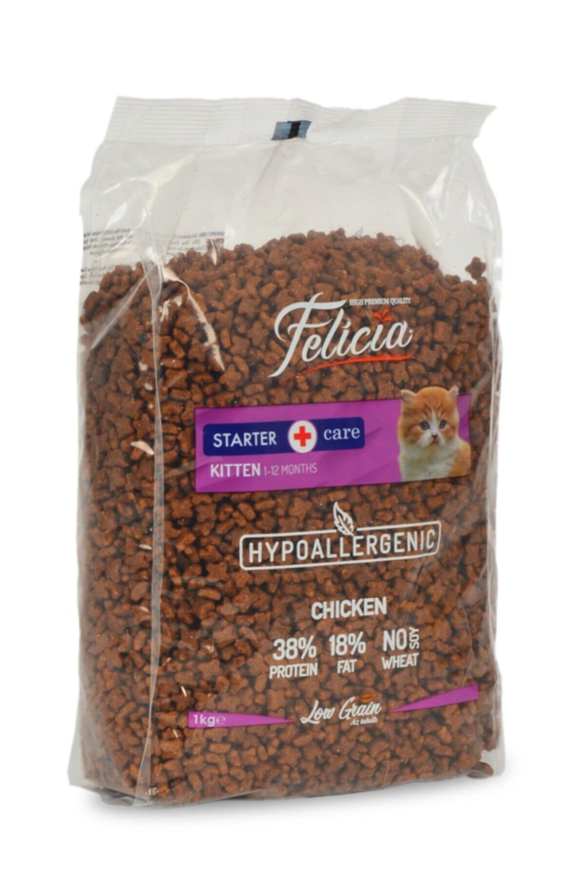 Felicia Az Tahıllı Yavru Tavuklu Hypoallergenic Kedi Maması 500 Gr X 2 Adet