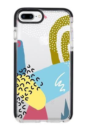 Iphone 7 Plus Colorful Patterns Candy Bumper Silikonlu Telefon Kılıfı MCCBCLRFLPTTRNS01