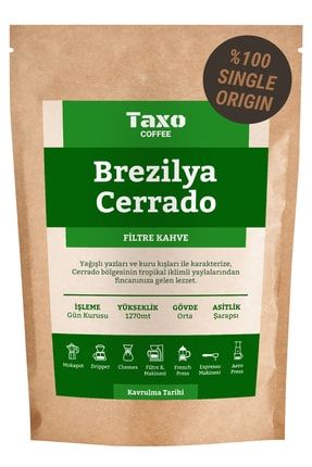 Brasil Cerrado Filtre Kahve 200gr CERRADO-02-250