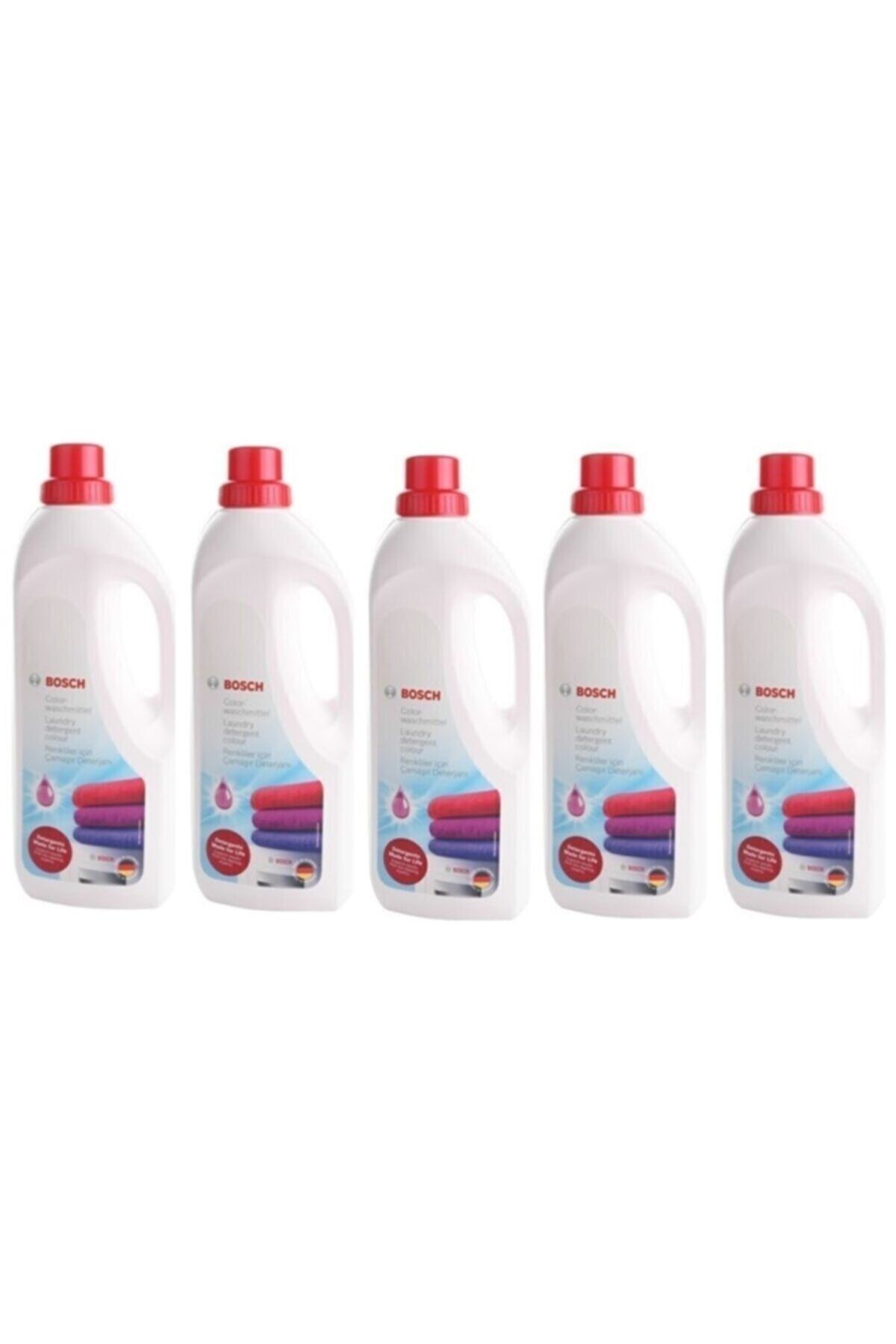 Bosch Çamaşır Makinası Deterjanı Sıvı Renkliler Için 5 Adet