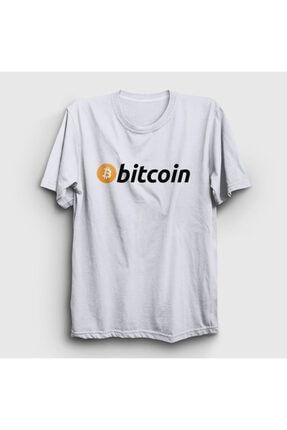 Unisex Beyaz Btc Bitcoin T-shirt 263026tt