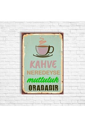 Kahve Retro Ahşap Poster KAHVERPP2