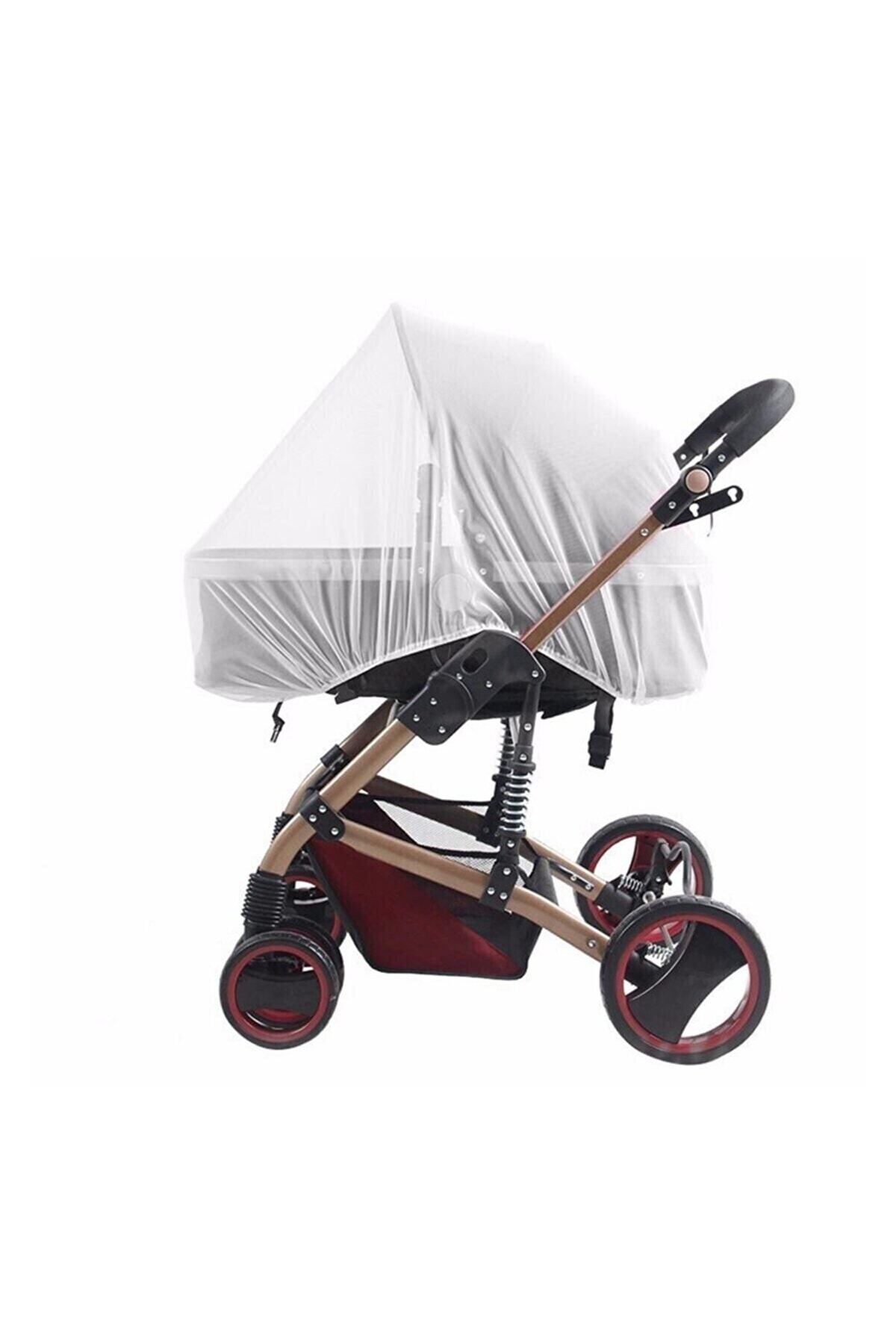 TEKNO İSTANBUL Bebek Arabası Puset Sinek Koruyucu Sineklik Örtü Aparat