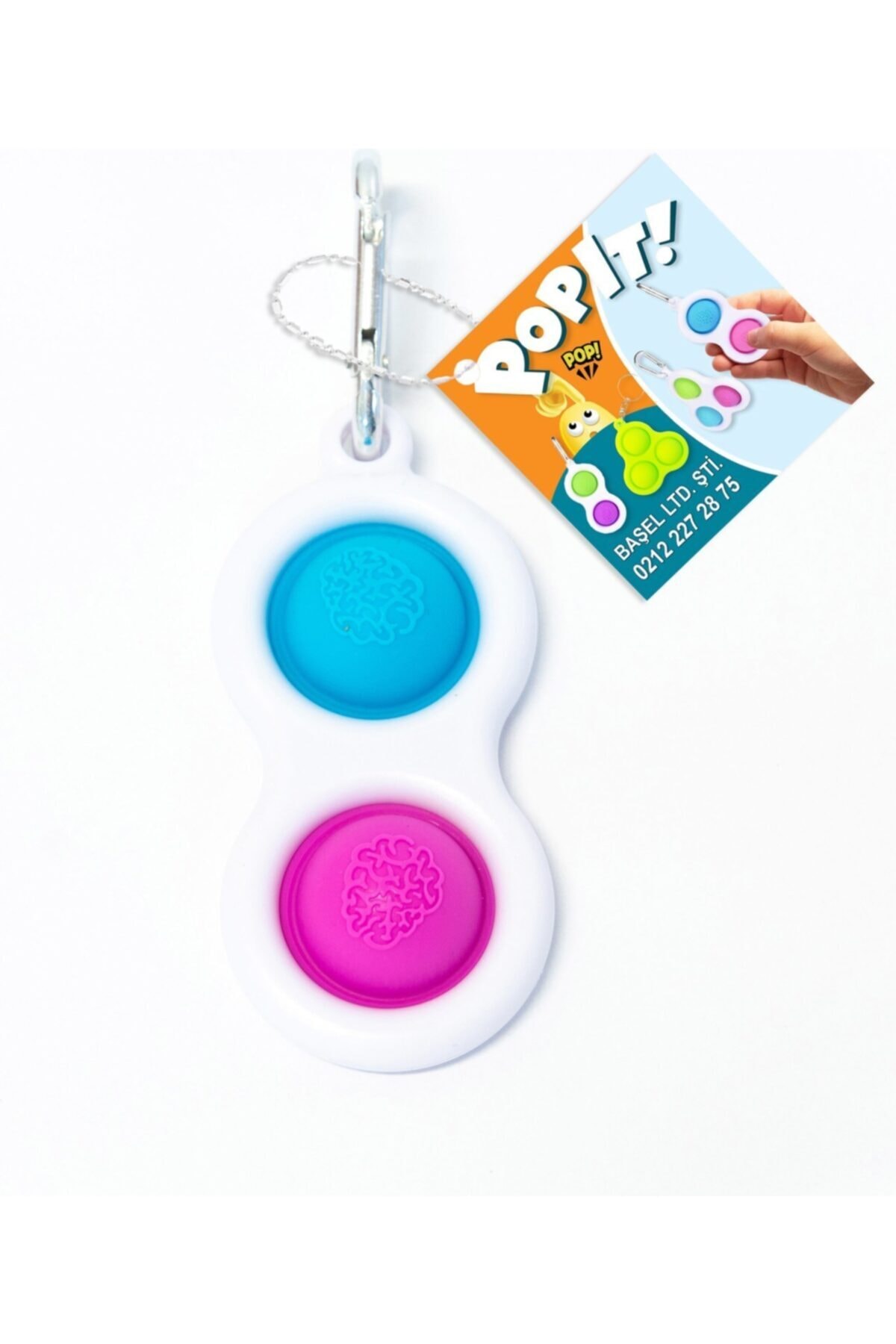 Genel Markalar Popit Push Bubble Pop It Duyusal Oyuncak Özel Stres Anahtarlık
