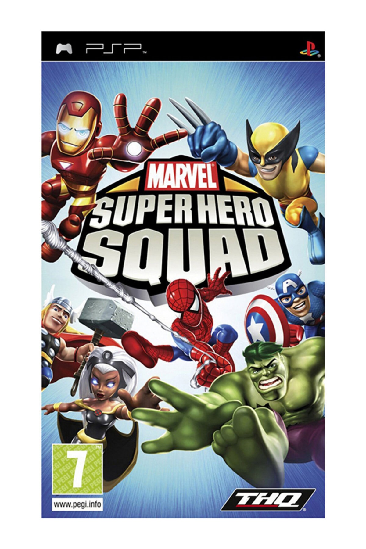 THQ Psp Marvel Super Hero Squad Gameplay