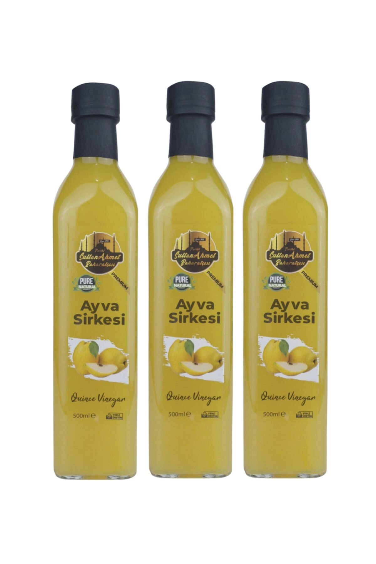 Ayva Sirkesi 3x500ml (özel Üretim)