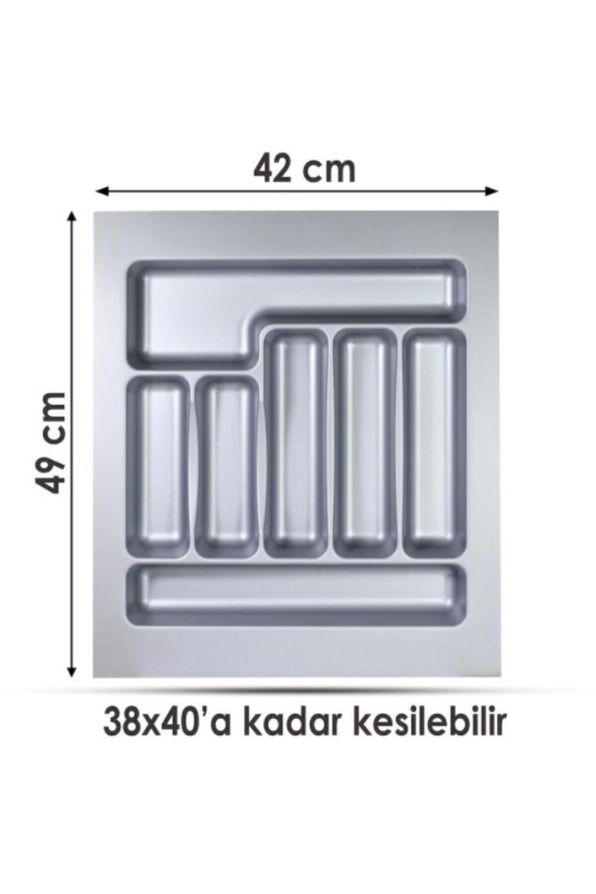 42 x 49Çekmece İçi Kaşıklık Gri