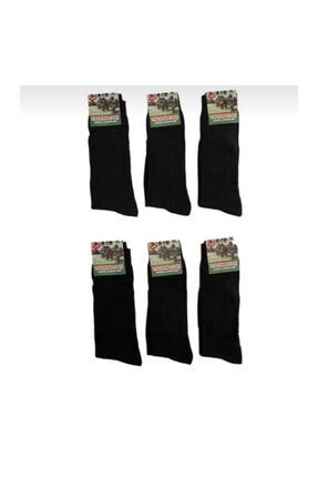 Siyah Uzun Bot Çorabı 6’lı Çorap0001