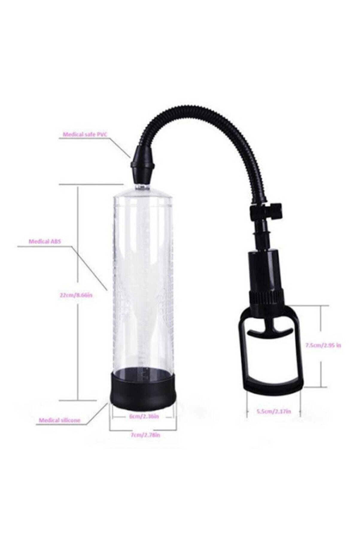 Men Penis Pump Penis Halkası Ve Penis Pompası Set 2