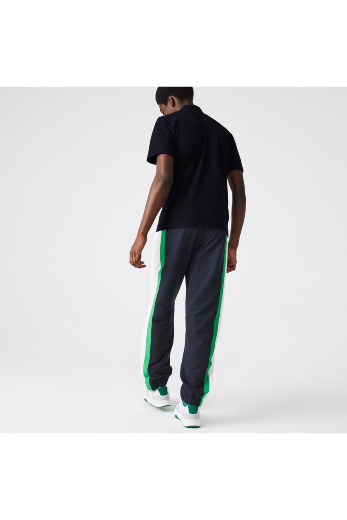 تی شرت یقه پولو مردانه چوگان آبی مناسب و Lacoste