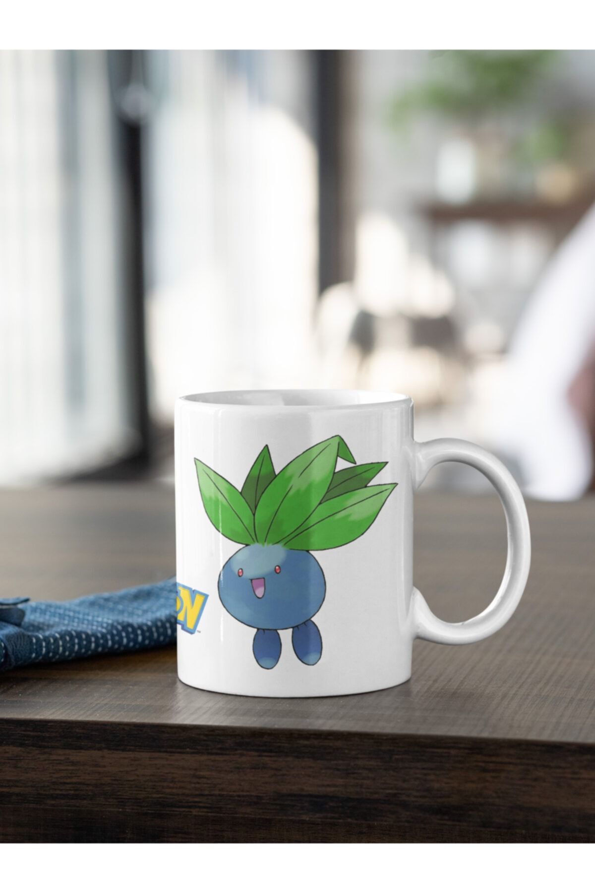 Kio Tasarım-Pokemon Mug Cup Oddish Coffee Tea Cup Valentines Friend Birthday Gift Porcelain 1