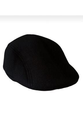 Siyah Kasket Şapka Gizli Kulaklık SİYAH DÜZ KASKET