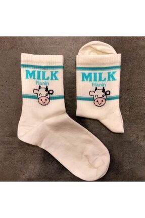 Çorap Beyaz Milk Planin nls-crp001
