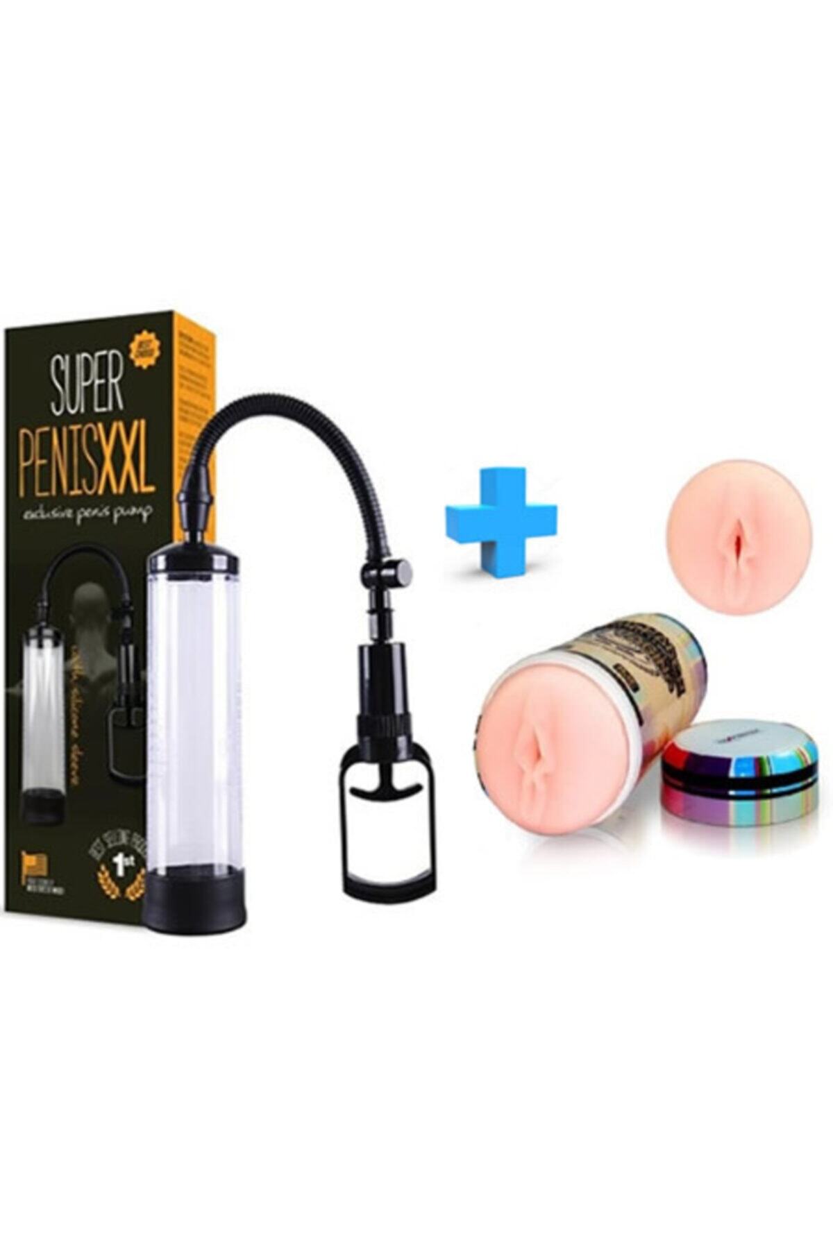 Penis Vakum Pompası  Xxl 22 Cm  + Aerospace Suni Vajina