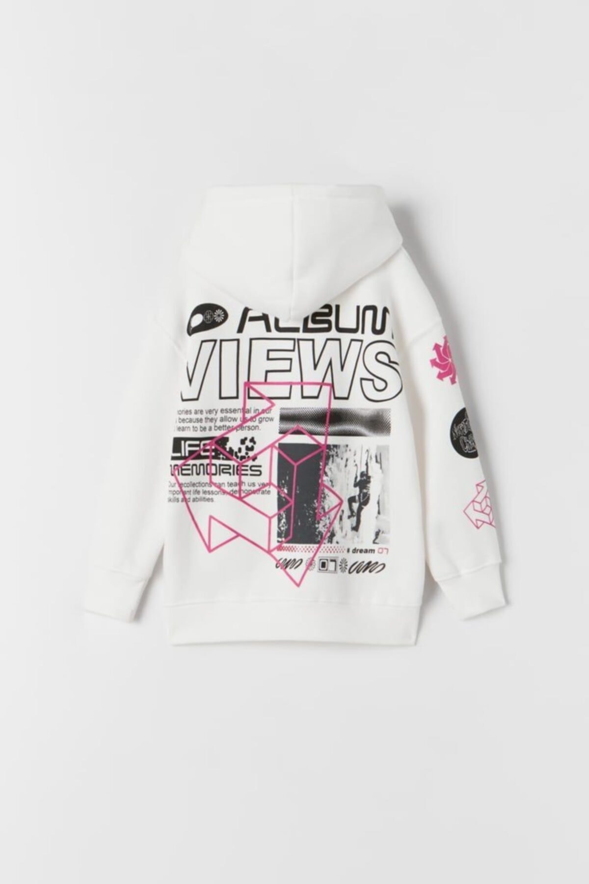 سویشرت پسرانه سفید KAVİN KİDS | 56665437 اورجینال - تصویر 2