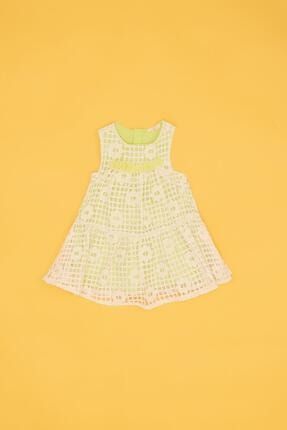 Kız Bebek Neon Yeşil Elbise 21SS0BG2909