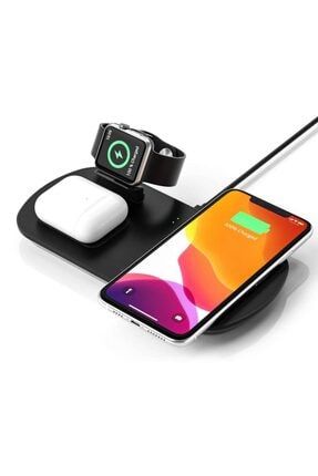 Yeni Nesil 3in1 Qi Wireless Şarj Standı Iphone Watch Airpods XDL-WA06
