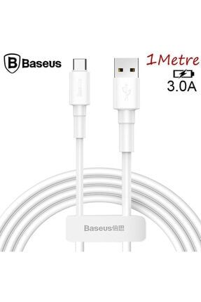 Mini White Usb Type-c 3.0a Hızlı Şarj Usb Kablosu 1metre 62-31050