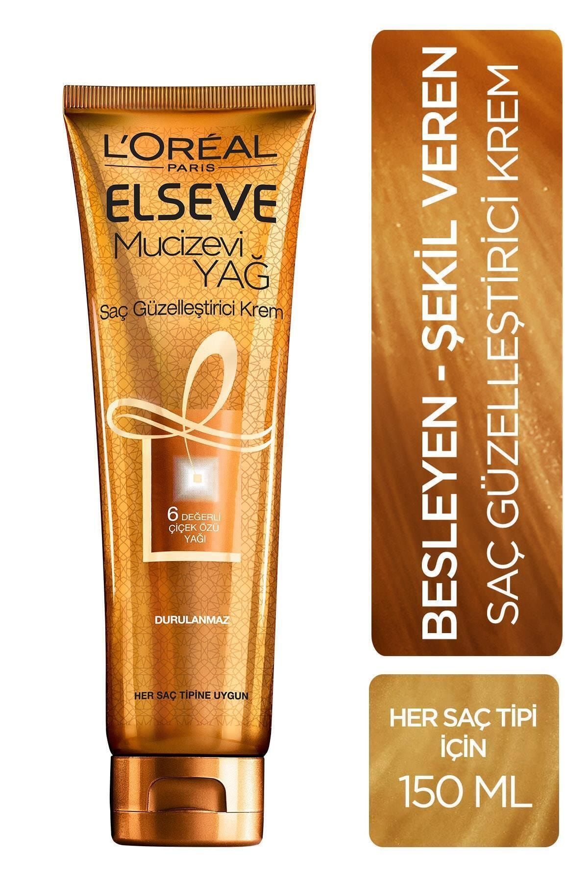 ELSEVE Mucizevi Yağ Saç Güzelleştirici Krem 150 ml