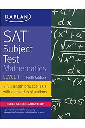 Sat Subject Test Mathematics Level 1 TYC00299199919
