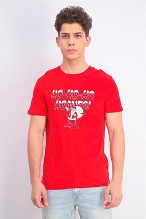 Lftman Tshirt Christmas Ho-ho-ho Homies Kırmızı 5013-560-600