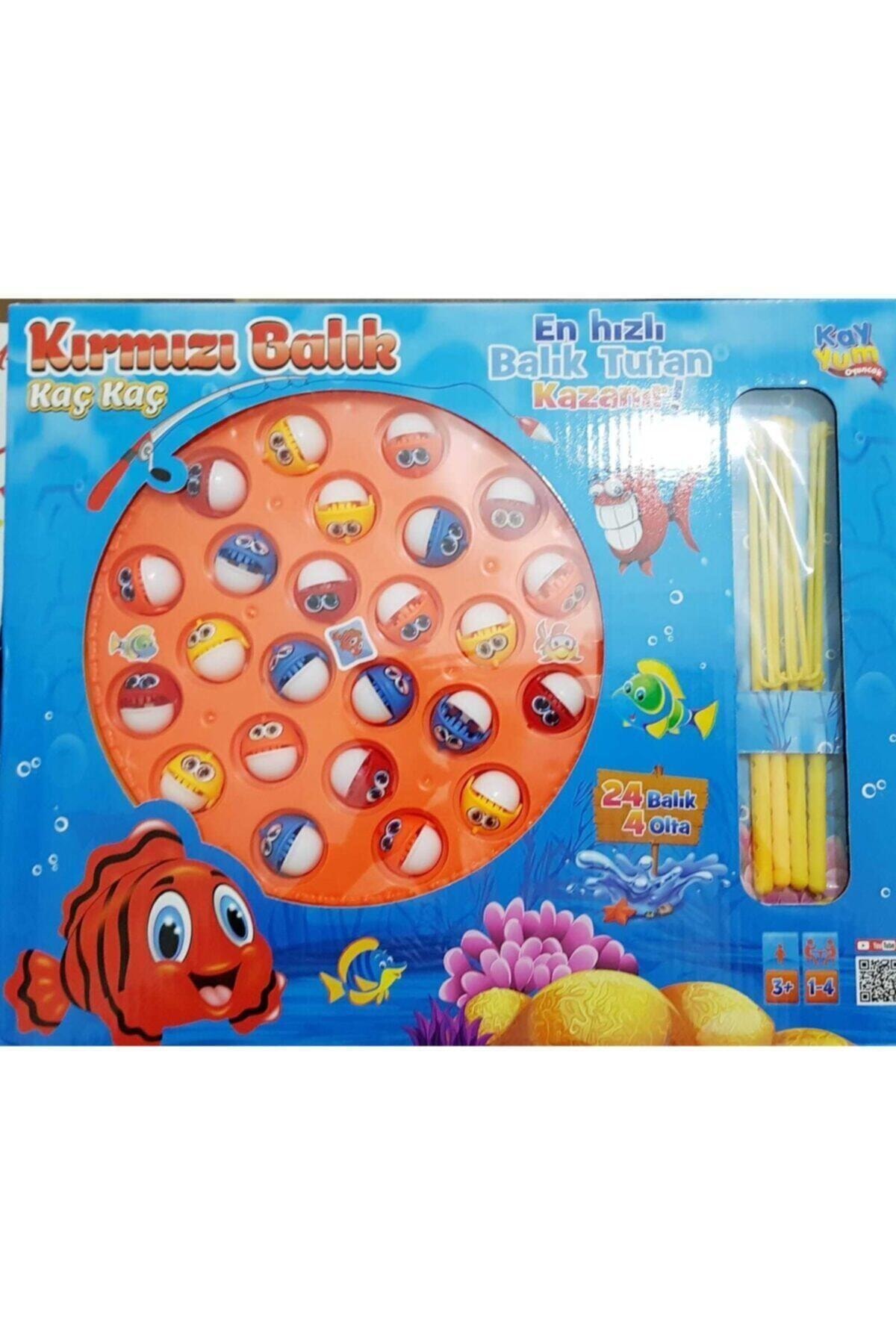 Fish Catching Game with Battery Music 24 Fish 4 Fishing Rods