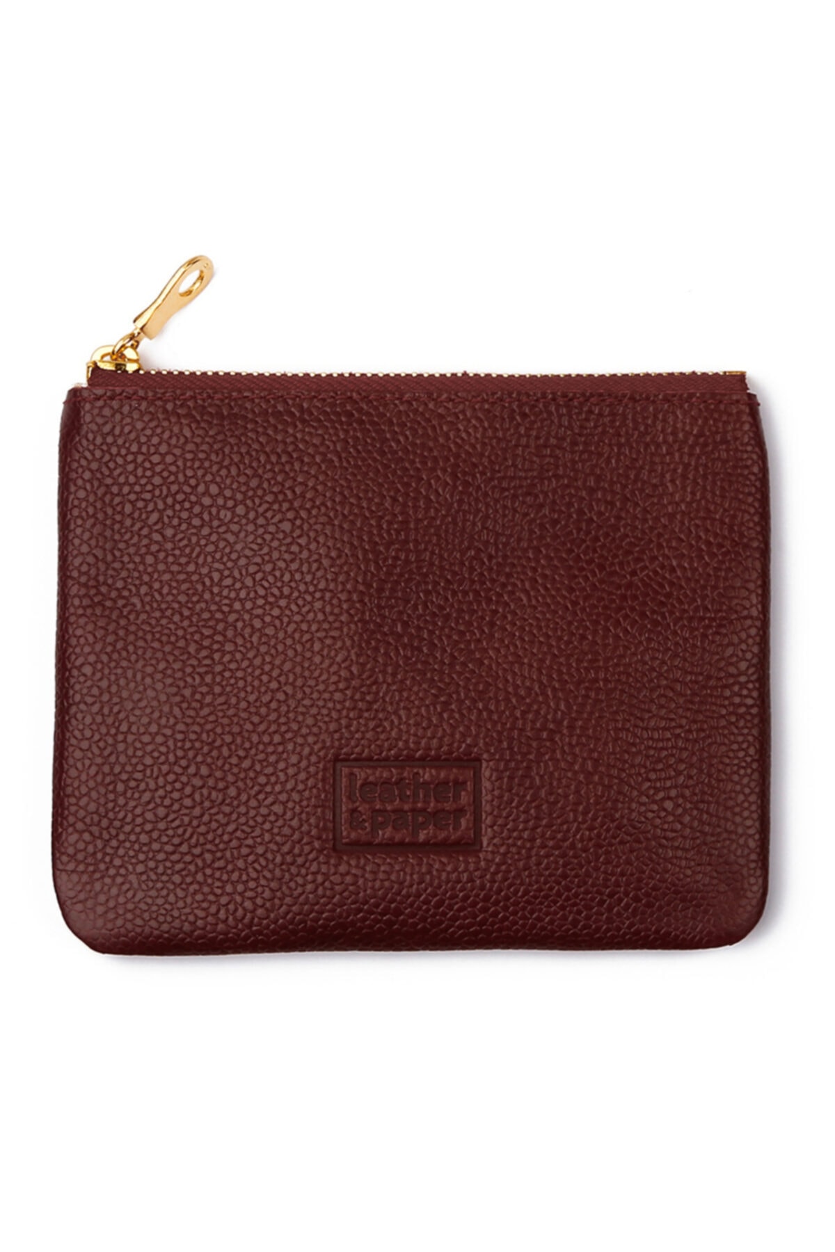 کیف پول مردانه بورگوندی Leather Paper | LP1516 اورجینال - تصویر 2