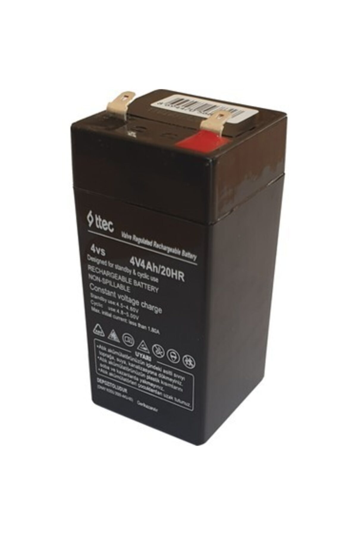 Ttec Ttec 4v 4ah Bakımsız Kuru Akü