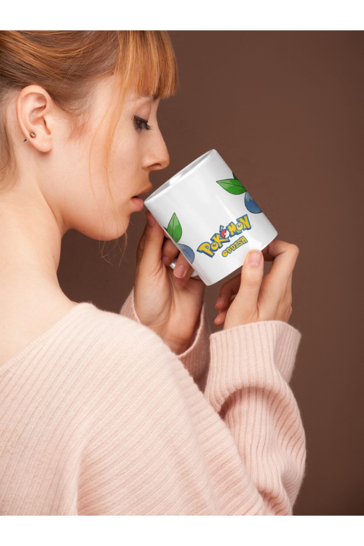 Kio Tasarım-Pokemon Mug Cup Oddish Coffee Tea Cup Valentines Friend Birthday Gift Porcelain 2