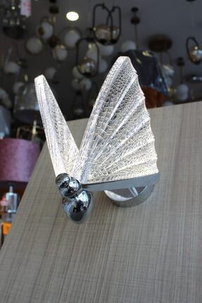 Kelebek Gümüş Led Aplik kelebekbornz aplik