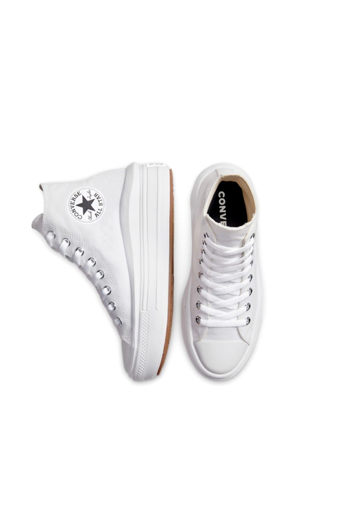 converse-Nő / Girl Sneaker568498Chuck Taylor All Star Move fehér/természetes elefántcsont/fekete 4