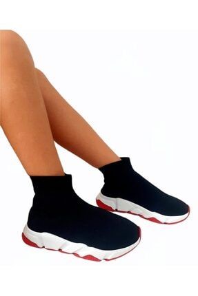 Siyah - Kız Erkek Çocuk Triko Streç Çorap Bot FAAFCOCUK05