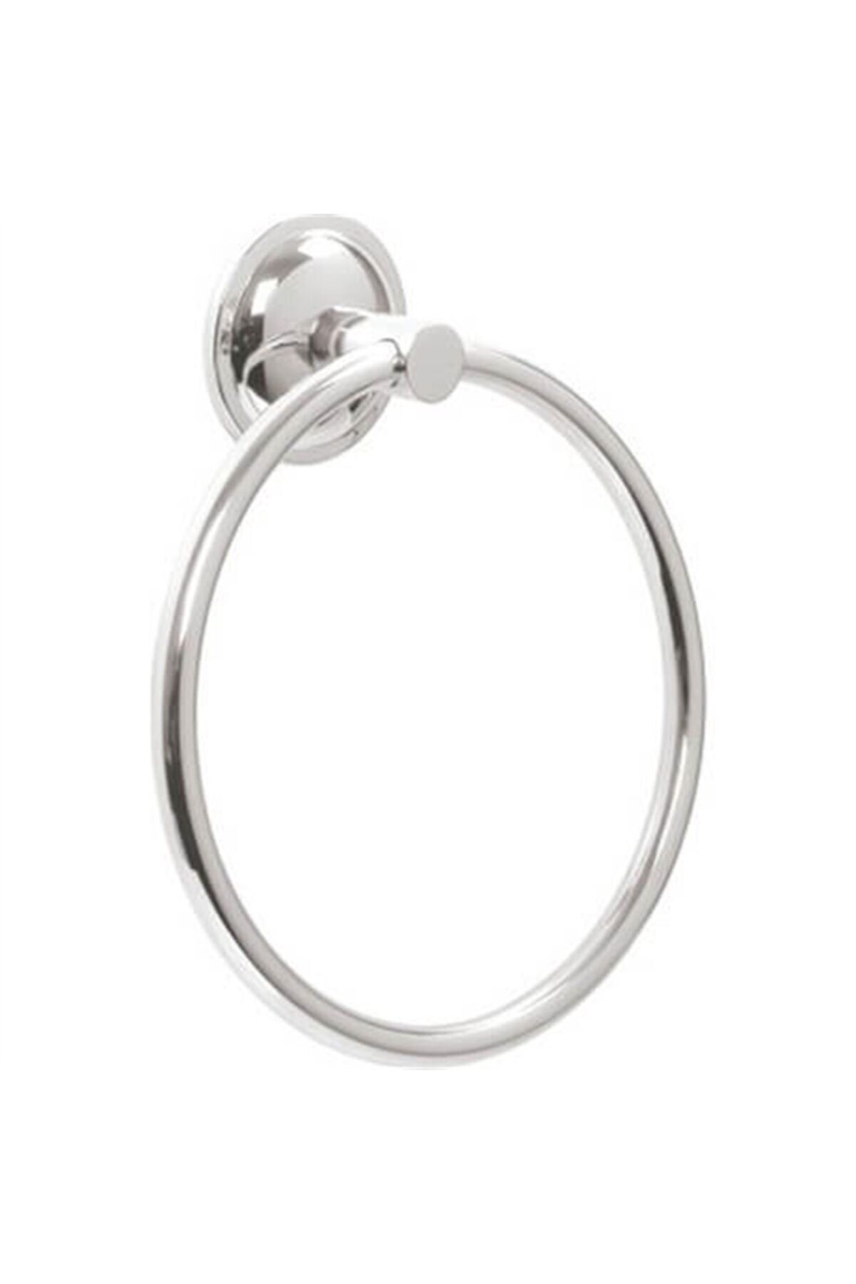 DEMİRİSTAN-Chrome Round Towel Holder 1