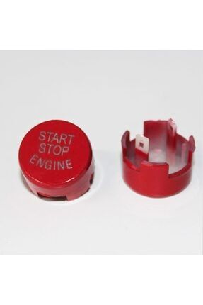 Bmw 5 F10 3 F30 Start Stop Düğmesi - Kırmızı e-48