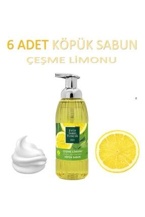 Doğal Zeytinyağlı Köpük Sabun - Çeşme Limonu 6 Adet 4402