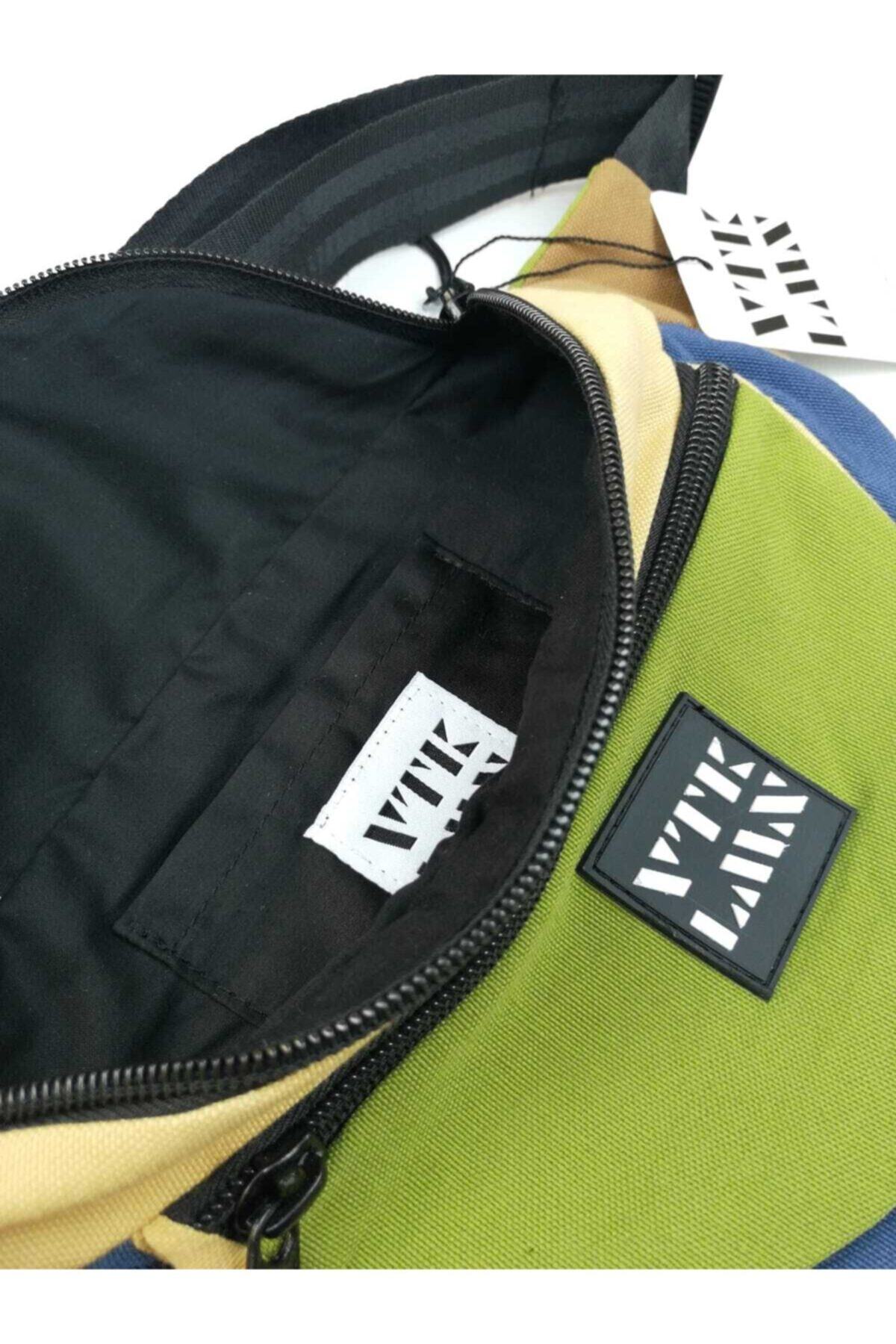 Vatkalimon  Unisex Renkli Omuz Ve Bel Çantası - Görsel 6