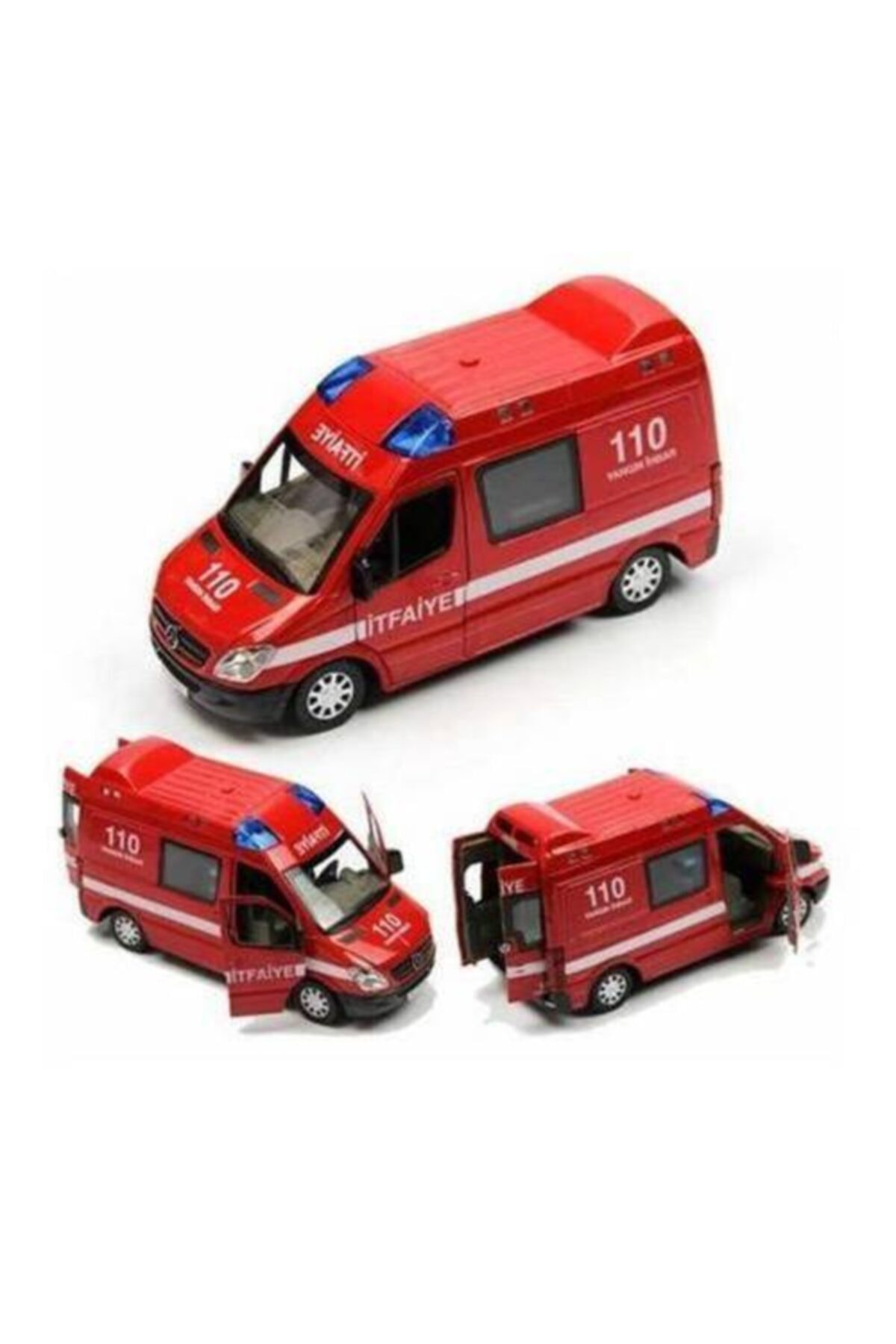 Vardem Oyuncak Çekbırak Işıklı Sesli Ambulans, Polis, Itfaiye Ve Jandarma 1:32 Ölçek fotoğrafı 3 (önizleme)