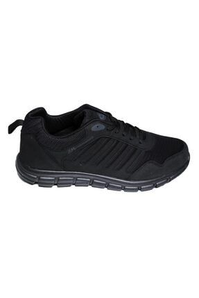 Erkek Siyah Bağcıklı Yürüyüş Ayakkabısı YKA21117298