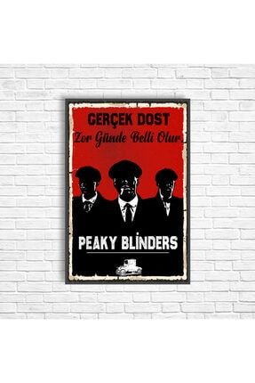 Peaky Blinders Retro Ahşap Poster BLİNDERSRP