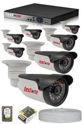 Testone 5 mp Ahd 7 li Güvenlik Kamerası Paket Sistem TESTONE5MP-7